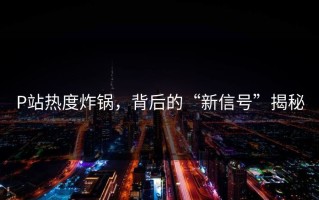 P站热度炸锅，背后的“新信号”揭秘